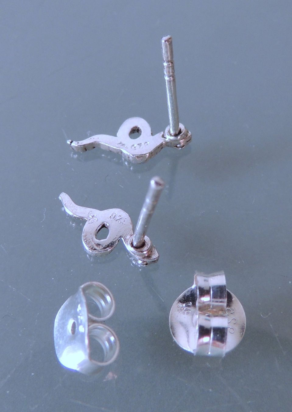 Orecchini pendenti & Orecchini a lobo: Silber 925 Schlangen Ohrstecker 10 mm – Nuovo e nell'imballaggio originale da Waldenburg venduto da schaller707 2