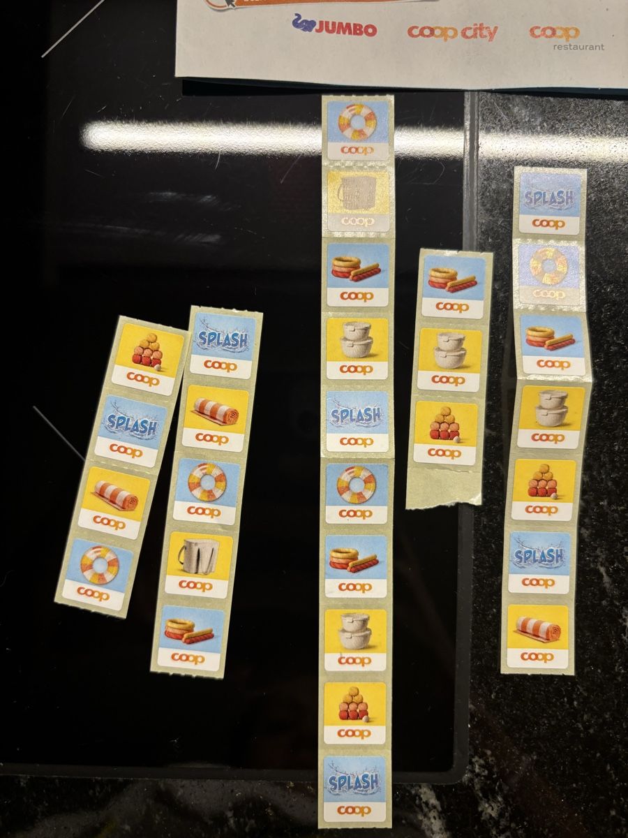 Coop Raccolte di bollini & punti: 29 Sammelmärkli vom Coop Splash – Nuovo e nell'imballaggio originale da Zürich venduto da Tabledance 1