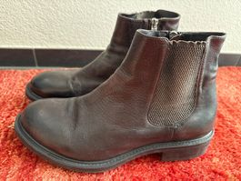 Chelsea Boots Herren Crispiniano Gr. 41 braun Leder Schuhe