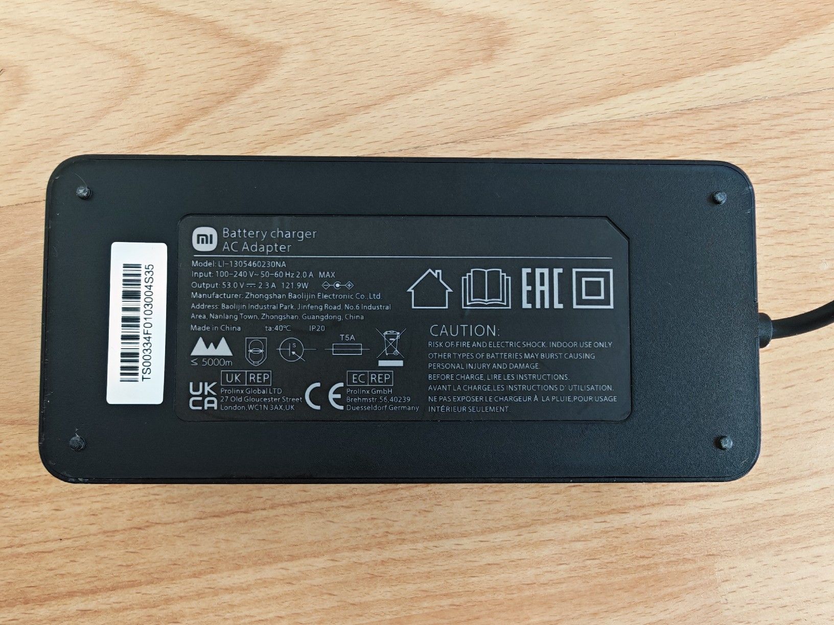 Xiaomi Caricabatterie: Original Xiaomi E-Scooter Ladegerät 4 Ultra – Usato da Uster venduto da David.Haab 1