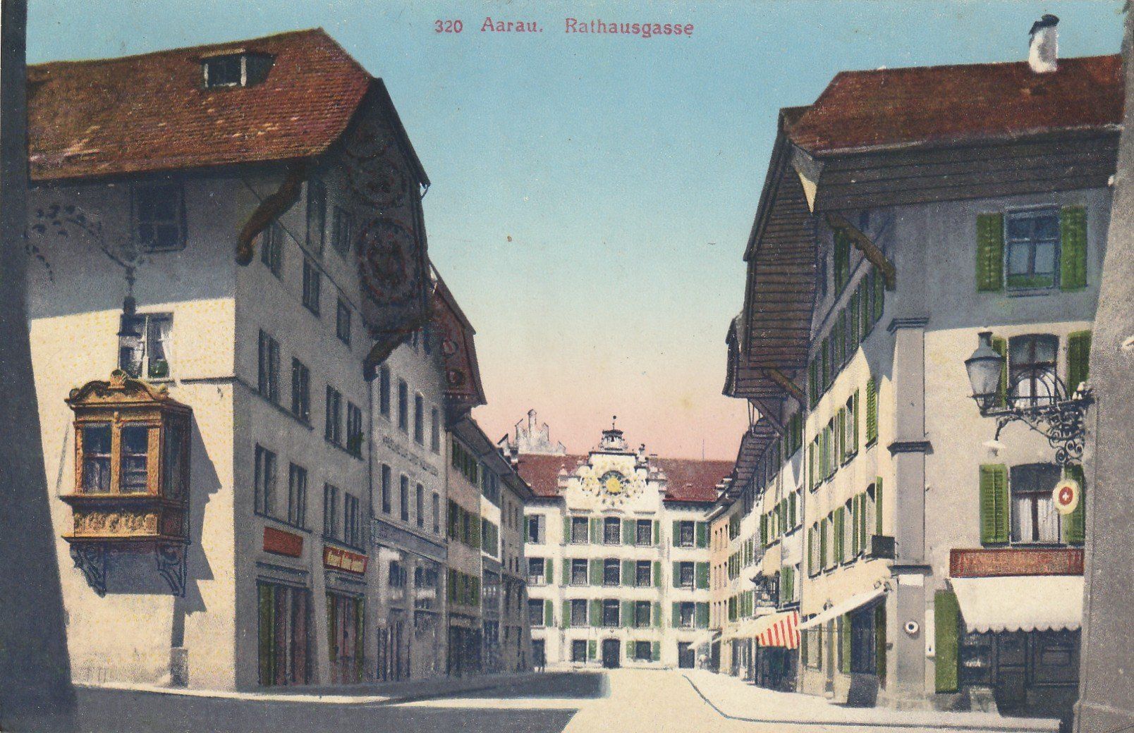 Ansichtskarten: Aarau Rathausgasse – Gebraucht aus Rorschacherberg von fratovi2