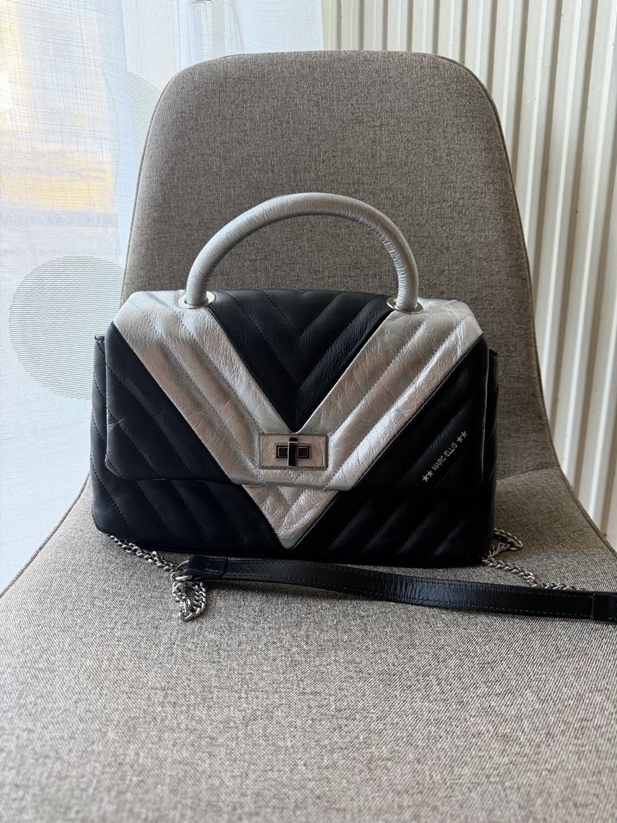 Vera Pelle Borse: Marc Ellis sac en cuir véritable – Usato da Fribourg venduto da VSL-LUXE-BRAND 9