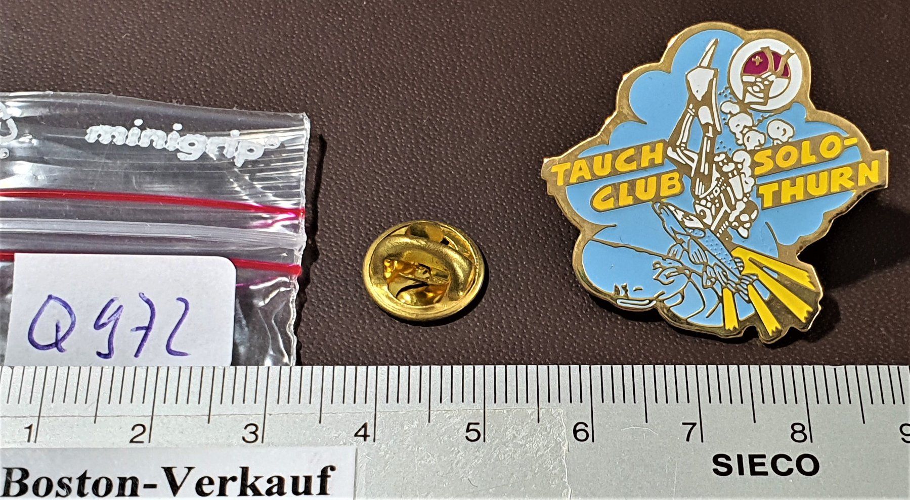 Placchette & Badge: Q972 - Pin Tauch Club Solothurn – Usato da Reinach BL venduto da Boston-Verkauf 1