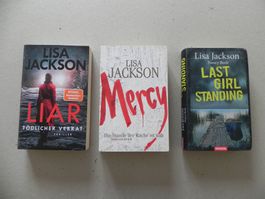 3 Bücher Triller Taschenbücher Lisa Jackson 2016 & 2024