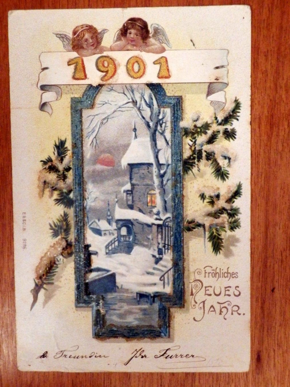 Alle Briefmarken: Neujahrskärtli, ZNr.77A,  gestempelt – Gebraucht aus Ueberstorf von dinbau