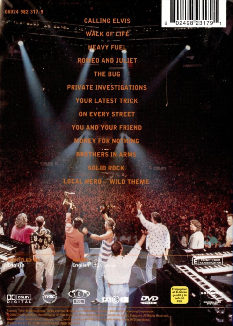Tous les DVDs: Dire Straits - On the night – D'occasion à Brunnen par Barfly5 1