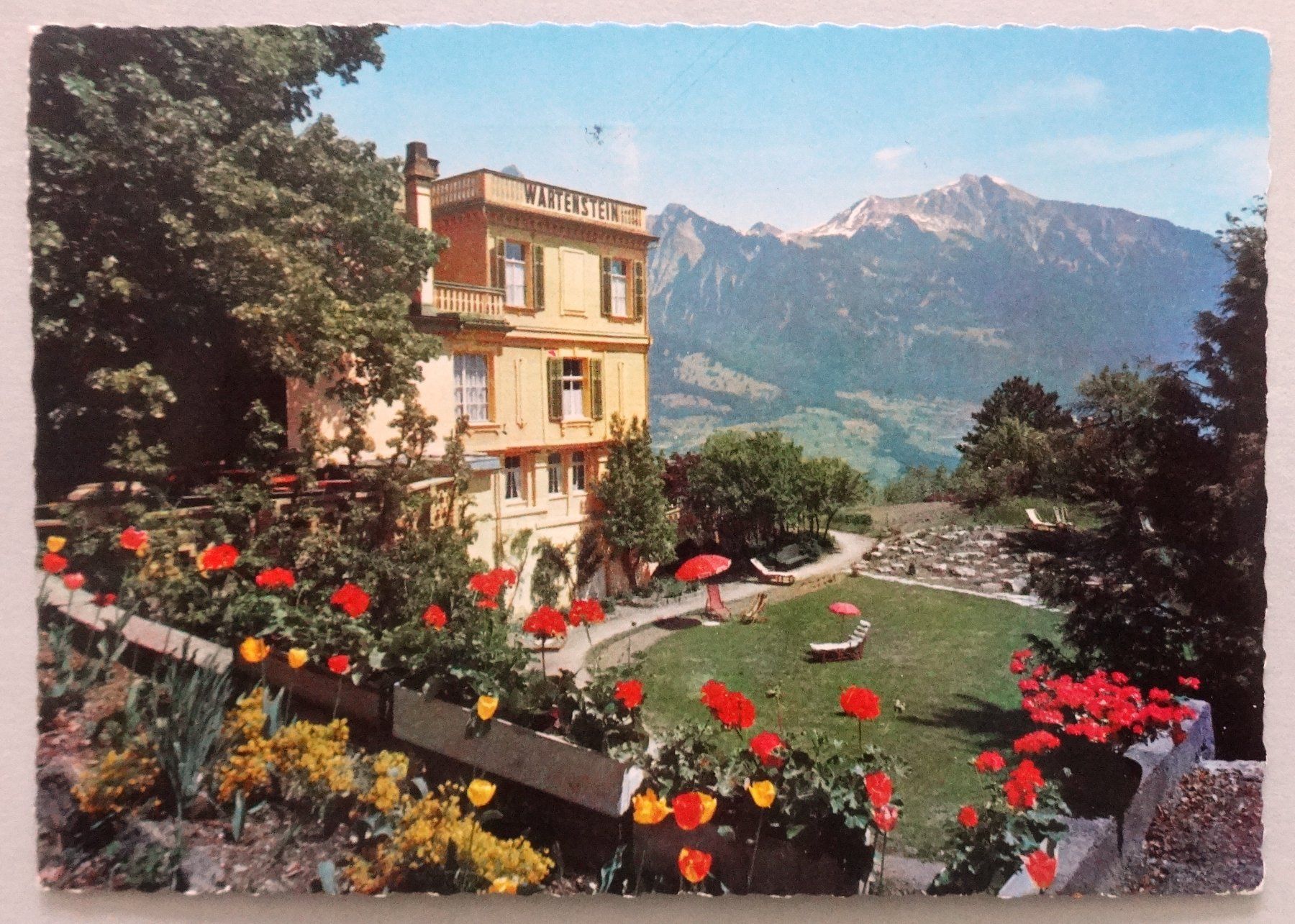 Cartes postales: Hotel Rest. Wartenstein, Bad Ragaz – D'occasion à Fétigny par Billy2miny
