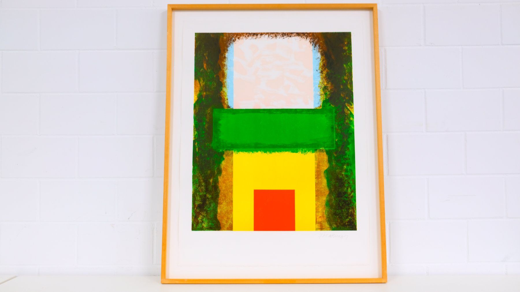 Grafica & Litografie: Original Kunstdruck, gerahmt, Signiert – Usato da Volketswil venduto da brockipfannenstil