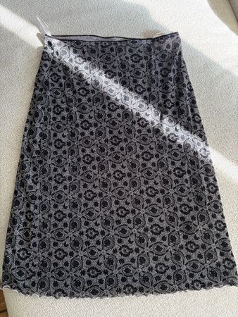 Y2K PATTERNED SKIRT
