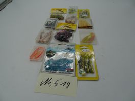 Gummitwister zum Angeln (12 Stücke, Neu!)
