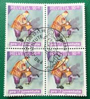 4 er Block Nr. J 353 mit Vollstempel Bern