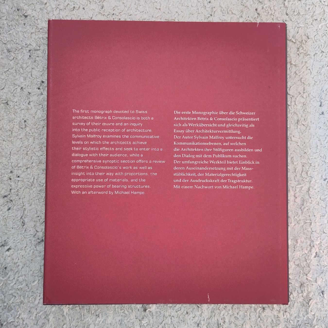 Libri: Bétrix & Consolascio Perspektivenwechsel – Nuovo (secondo la descrizione) da Riva San Vitale venduto da TKarch 5