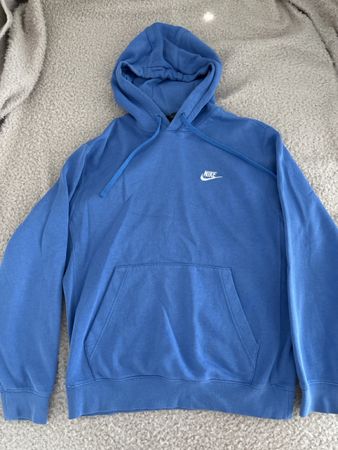 Nike Kapuzenpullover blau Grösse S
