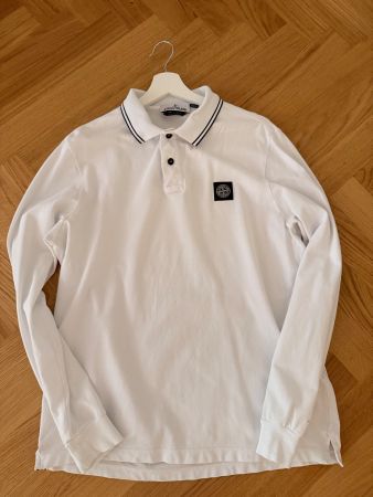 Stone Island- langärmeliges Poloshirt