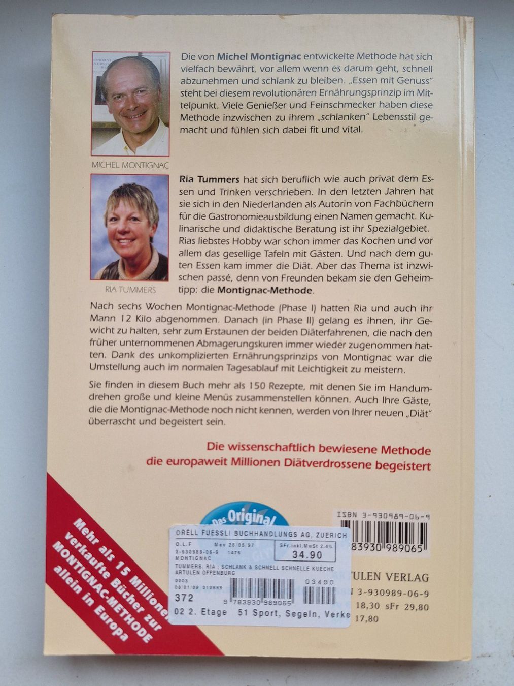 Libri: Schlank & Schnell Kochbuch - Montignac Methode – Usato da Zürich venduto da t24_de 1