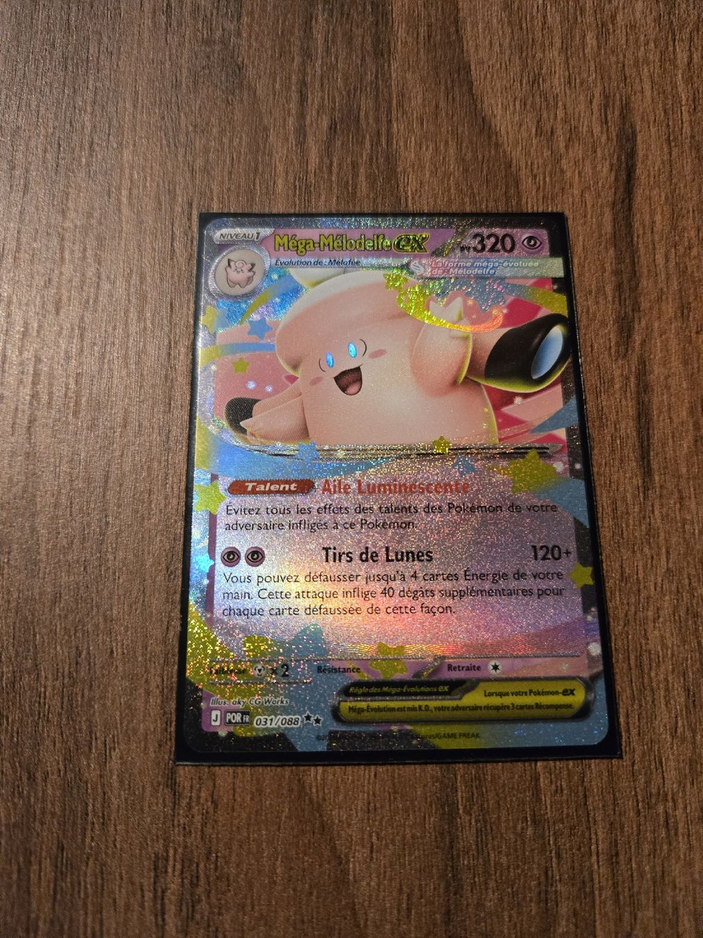 Pokémon Carte collezionabili: Équilibre parfait Méga-Mélodelfe EX 031/088 – Nuovo e nell'imballaggio originale da Rossinière venduto da seb_68fd