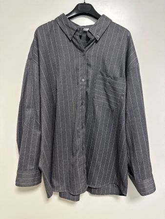 Neu H&M graue Oversize Hemd für Damen in Gr.L