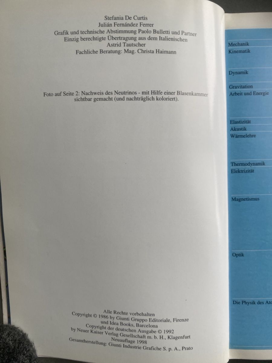 Libri: Physik - Wissen heute auf einen Blick, Kaiser Verlag – Nuovo (secondo la descrizione) da Dallenwil venduto da kavogt6 2