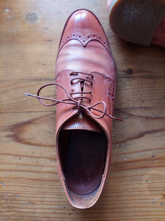 Elegante Damenschuhe, 40, Leder, Handgefertigt Italien