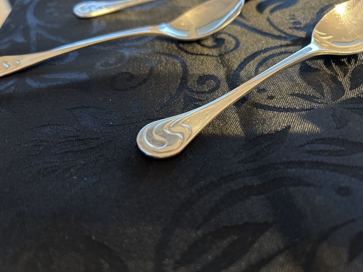 Rosenthal Set di posate: 8 Rosenthal Silber Kaffeelöffel + 8 Kuchengabeln – Usato da Affoltern am Albis venduto da TanGotan 4