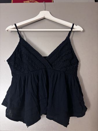Hollister Top Dunkelblau, Gr. L