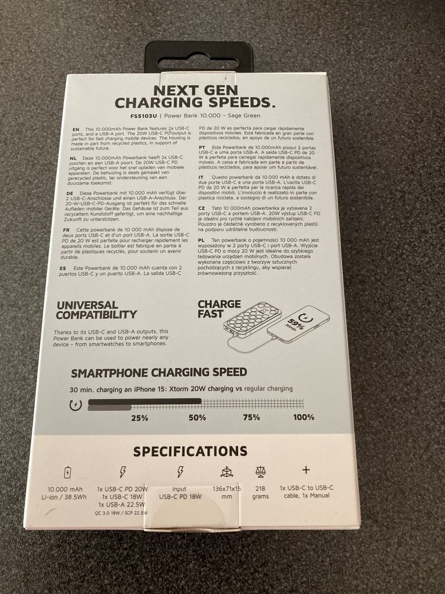Caricabatterie: POWER BANK 10.000 – Nuovo e nell'imballaggio originale da Plan-les-Ouates venduto da Namorona 1