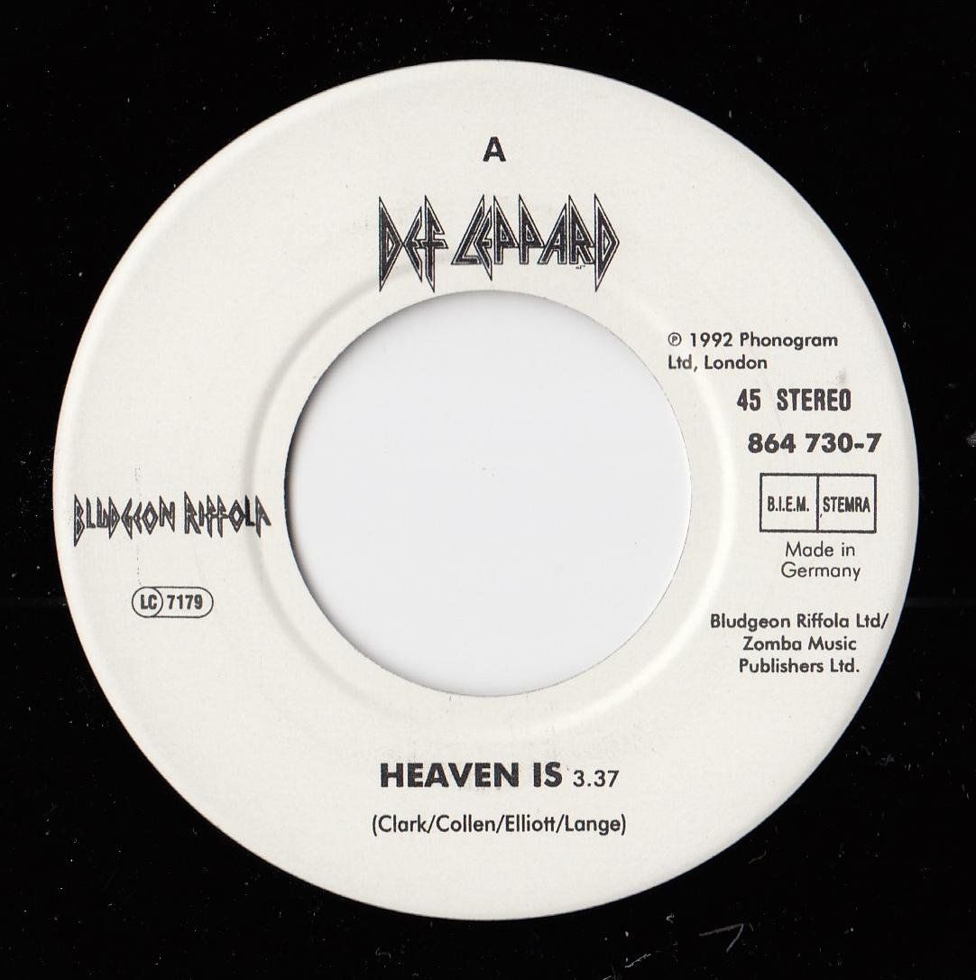 Dischi in vinile: Def Leppard Vinyl Single von 1992 – Usato da Volketswil venduto da Abcrecords 2