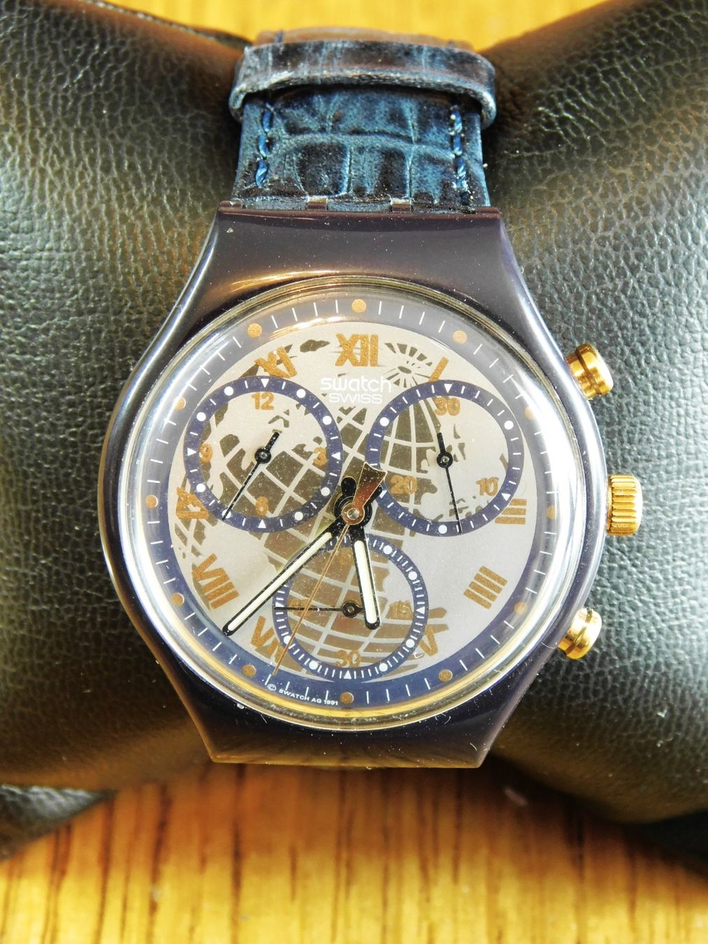 Swatch Orologi: Swatch Uhr Chrono. 1991er – Usato da Emmenbrücke venduto da Ulisse-22 3