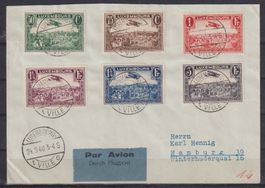 Luxembourg: Flugpostbrief 1940 nach Hamburg
