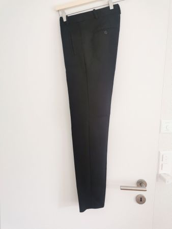 Zara Basic Hose, schwarz, Grösse 34