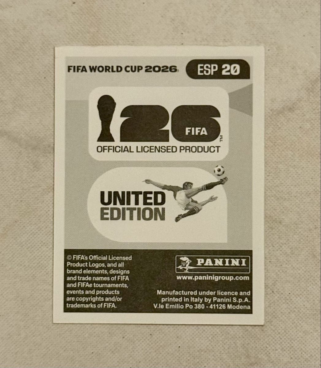 Panini Cartes à collectionner: Panini WM 2026!!! ESP 20 – Neuf (Voir description) à Oberentfelden par NunoLouro 1