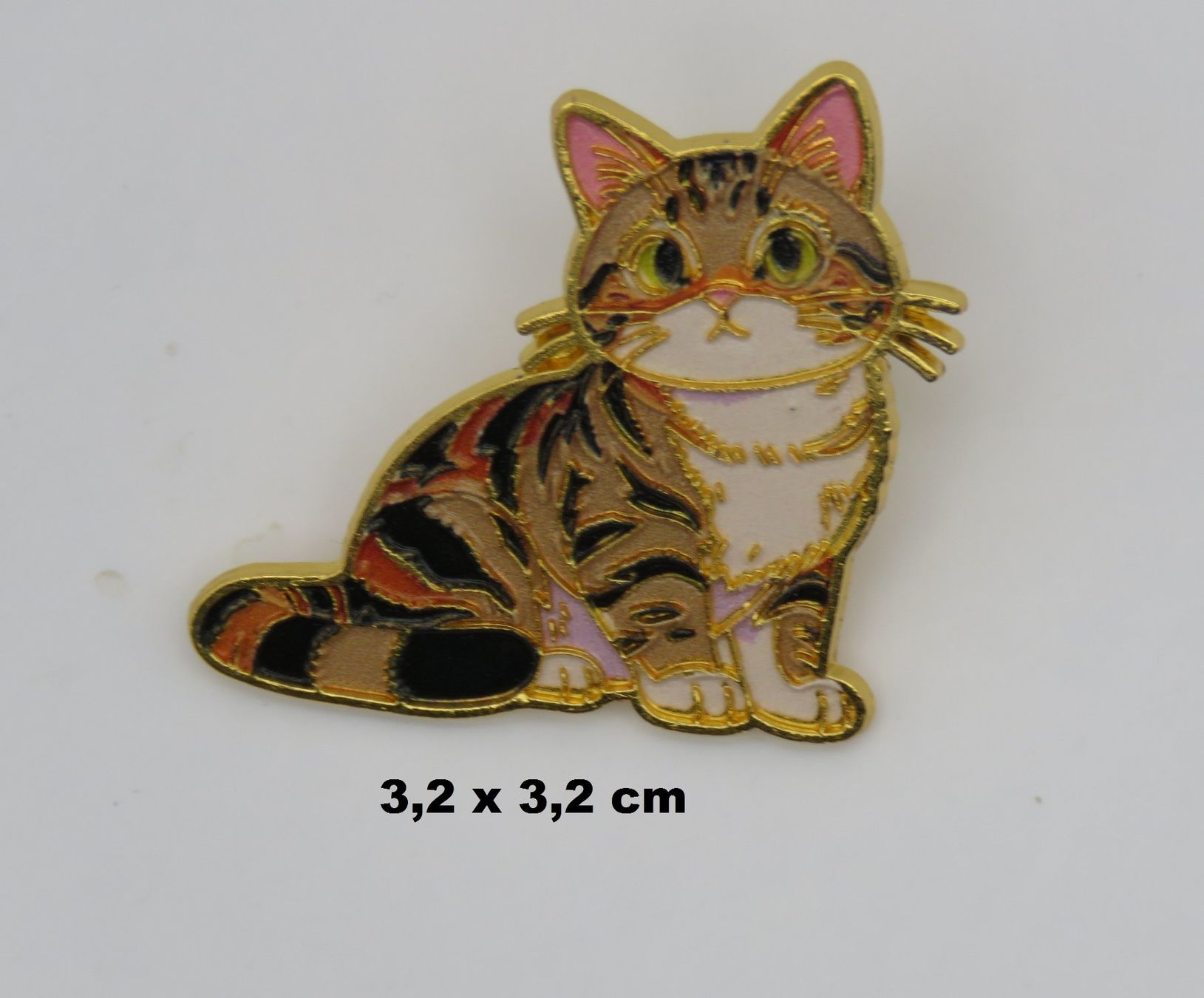 Spille & Fermagli: Set mit 3 süssen KATZEN - Pins - Neu - der Hingucker – Nuovo e nell'imballaggio originale da Grenchen venduto da Yamahwildstar16 1