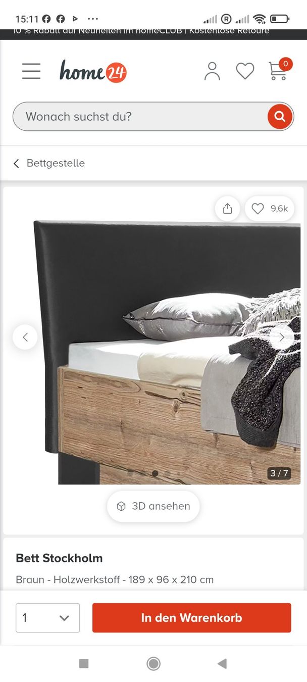 Betten: Bett mit 2 nachtisch – Gebraucht aus Lachen SZ von mer_nk79 2