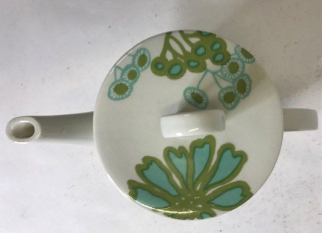 Villeroy & Boch Teiere: Tee- oder Kaffeekrug 70er von Villeroy & Boch Blumen-Muster – Usato da Zürich venduto da gigimai67 3