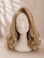 Echthaarperücke 100% – Mono Lace, handgeknüpft – kaum getrag