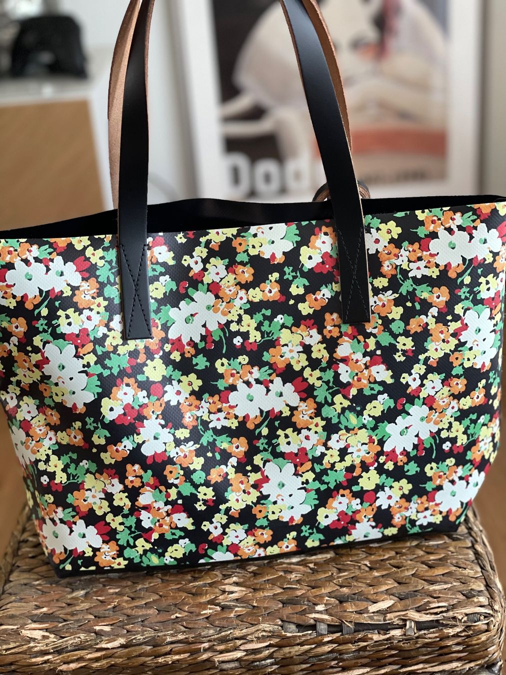 Marni Borse da donna: MARNI TOTE BAG WITH FLORAL PATTERN w. Neu – Usato da Felben-Wellhausen venduto da begean 1