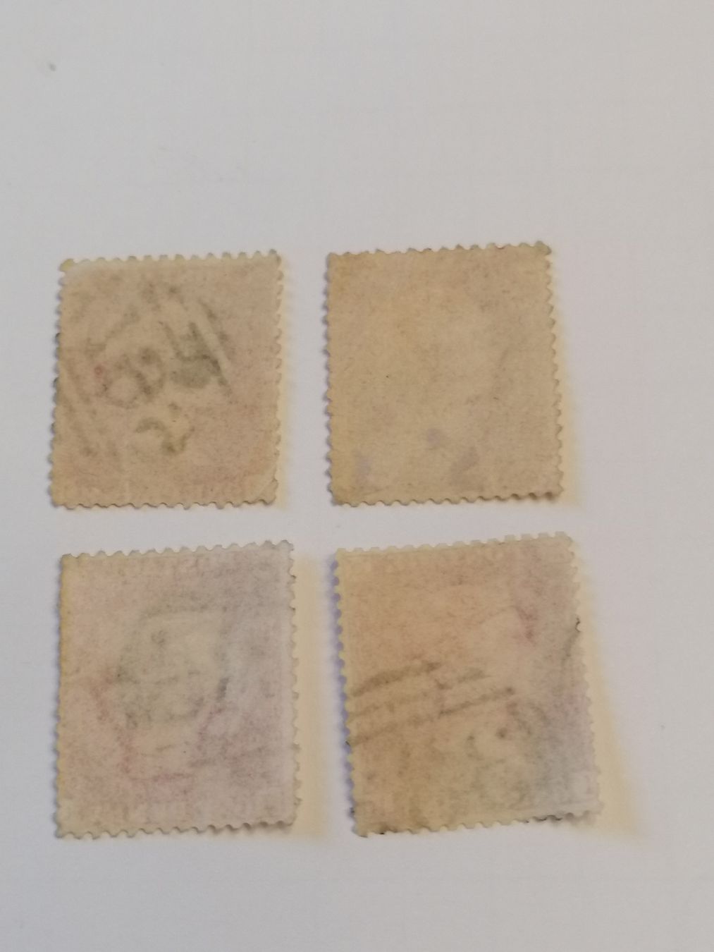 Tutti i francobolli: 4mal One Penny red Stars 1856-81  – Usato da Happerswil venduto da tschergi 1