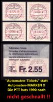 ATM 8A_PORTOSATZ 35/50/80/90_ET-VO 5.11.90 Bern 1_«TICKET» !