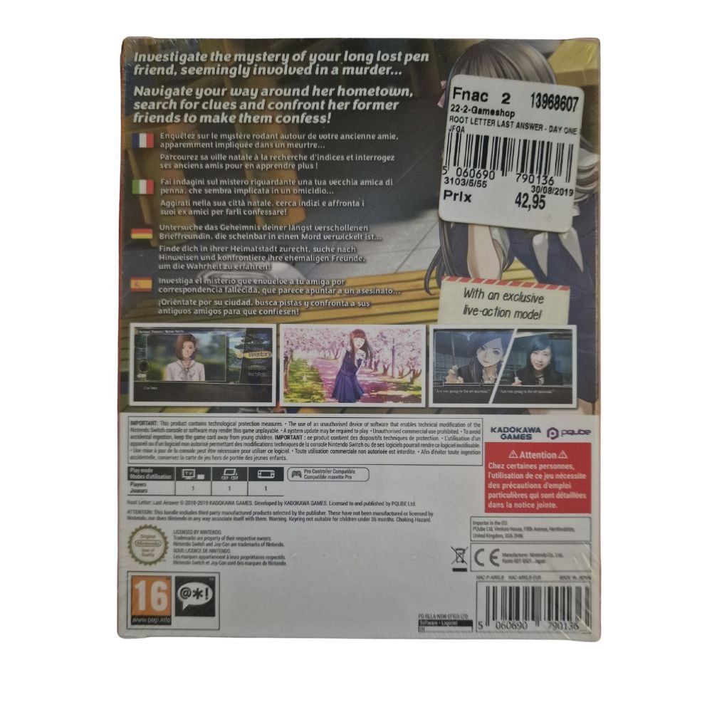 Nintendo Spiele: Letter Day One Edition Nintendo Switch Sealed – Neu und originalverpackt aus Genève von Cardtreasure 1