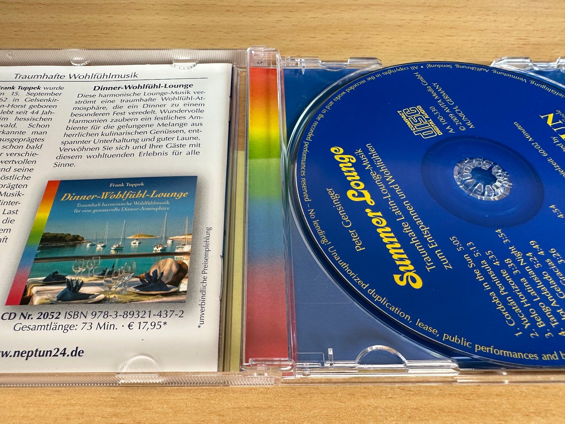 CD: Peter Gensinger – Summer Lounge – Usato da Rikon im Tösstal venduto da Alpenmutz 2