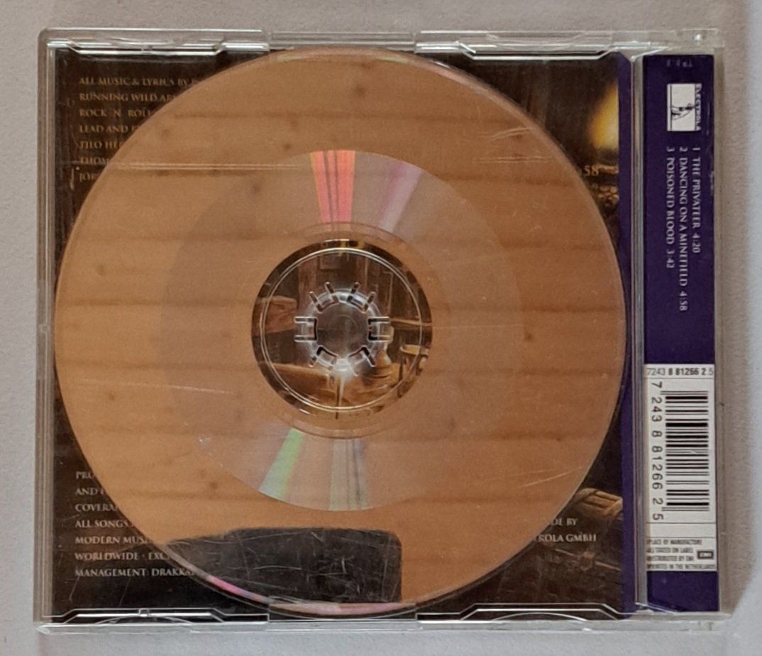 CD: Running Wild - The Privateer CD - Rare Single 1994 – Usato da Solothurn venduto da Temple_of_Triton 1