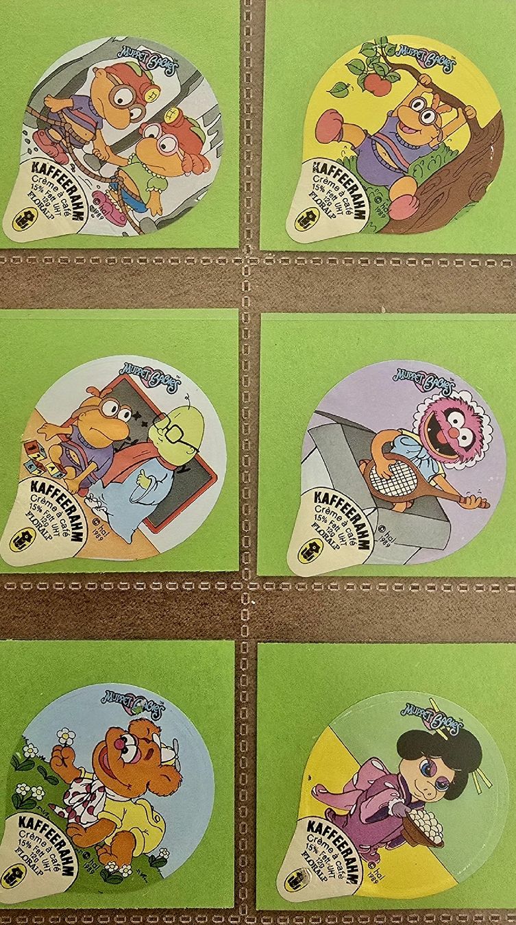 Floralp Coperchi dei cremini per caffè: 40 opercules crème à café Muppet show babies – Usato da Vessy venduto da madfamily 2