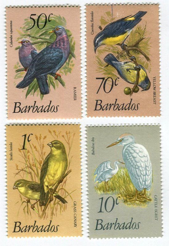 Alle Briefmarken: Briefmarken "Vögel". Barbados. – Neu und originalverpackt aus Basel von Butsch5