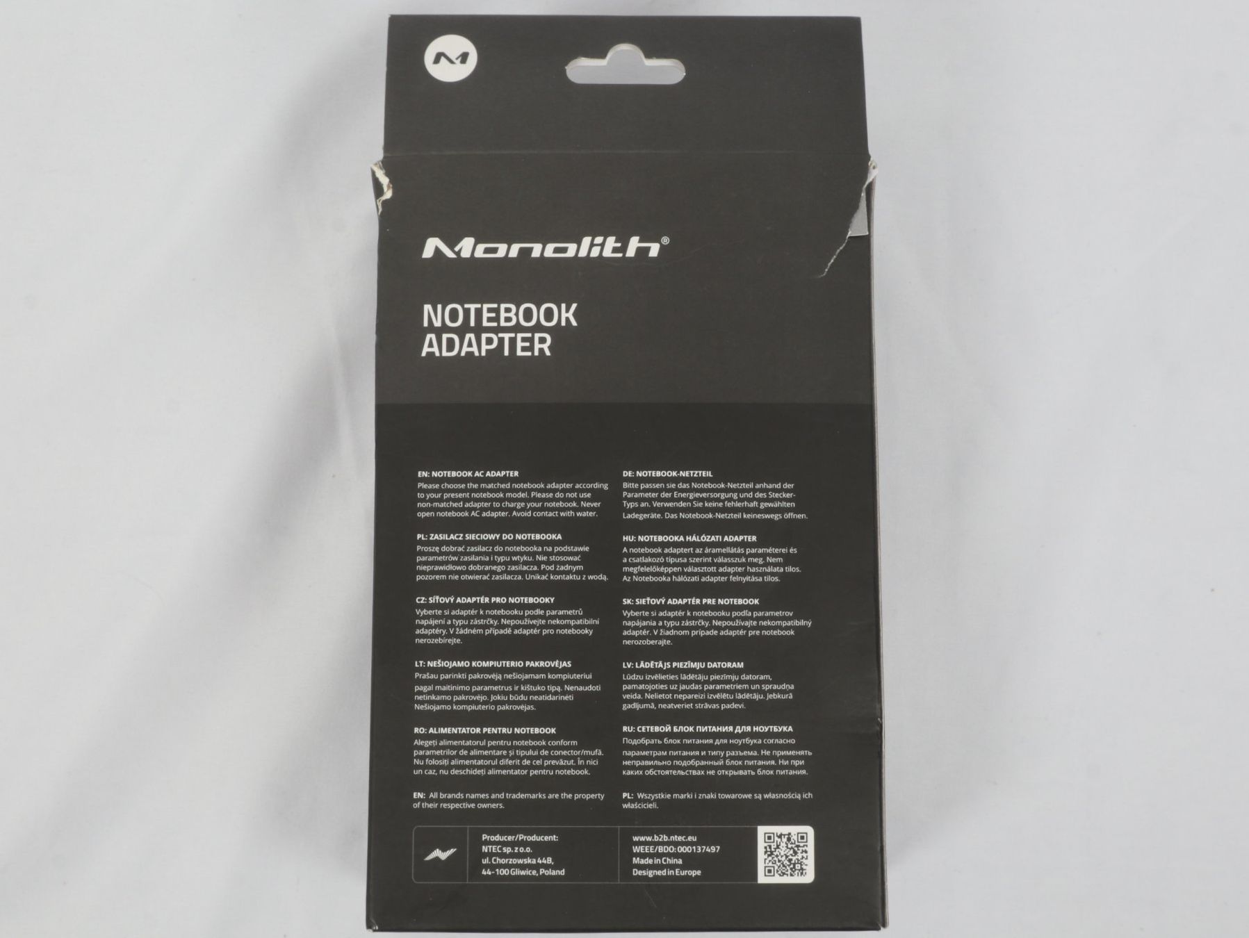 Unità & Adattatore: QOLTEC Monolith Notebook Adapter – Nuovo (secondo la descrizione) da Steinen venduto da Restwert_Steinen 5