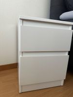 2 Stück Ikea Malm Nachttisch weiss