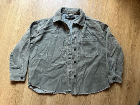 Cordhemd Zara Grösse M Khaki