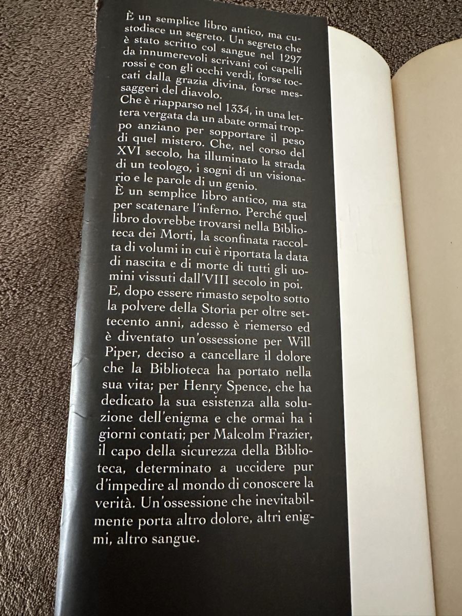 Livres: Il Libro delle Anime - Glenn Cooper – D'occasion à Losone par niv_8vwx 3