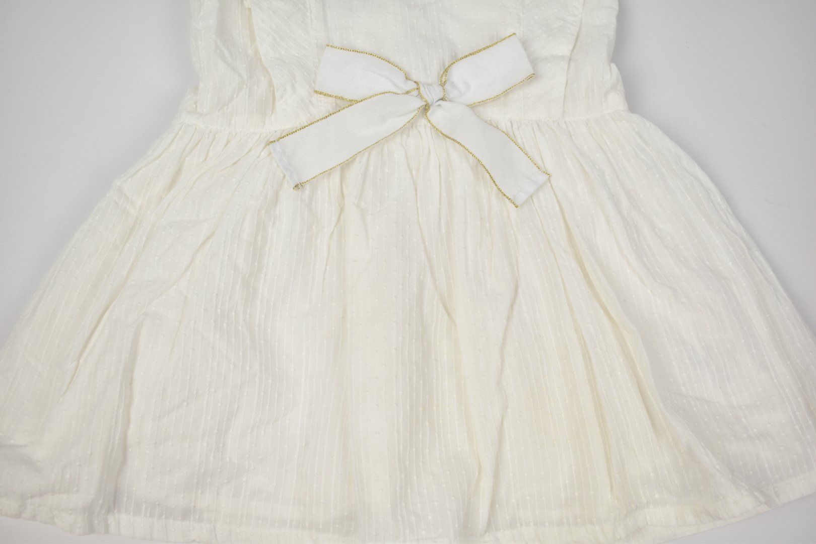 Catimini Vestiti & Gonne: Catimini Kleid, weiss mit Schleife, Gr.104 – Usato da Nürensdorf venduto da 2ND_STORY 2