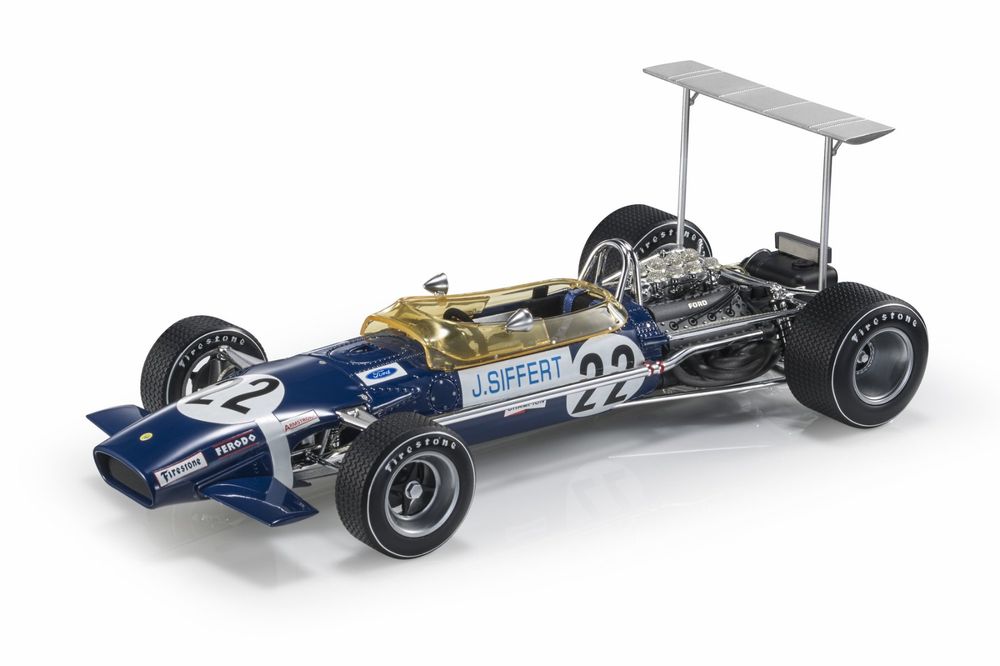 Lotus Ford Type 49B F1 1/18 Exoto 97009 - Siffert British GP 1968 - Excellent état