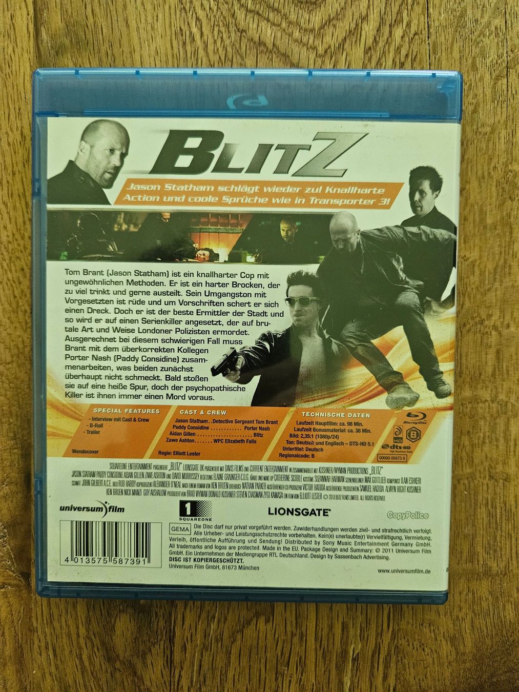 Tous les DVDs: Blitz – D'occasion à St.Gallen par Capsule_Corporation 1